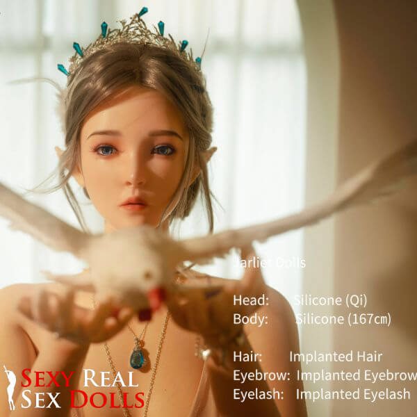 167cm (5ft4') Tall Artistic Girl with Exotic Beauty Silicone Sex Doll - Qi, Jarliet Dolls, , Sexy Real Sex Dolls