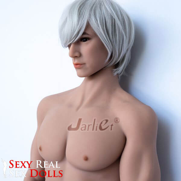 170cm (5ft5') Male TPE Sex Doll – Silver-Haired American Heartthrob - Bernie Jarliet, Jarliet Dolls, , Sexy Real Sex Dolls