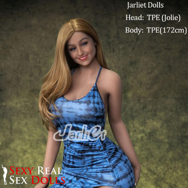 172cm (5ft6') Blonde Bombshell Lifelike TPE Sex Doll with Big Butt - Jolie Jarliet, Jarliet Dolls, , Sexy Real Sex Dolls