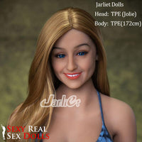 172cm (5ft6') Blonde Bombshell Lifelike TPE Sex Doll with Big Butt - Jolie Jarliet, Jarliet Dolls, , Sexy Real Sex Dolls