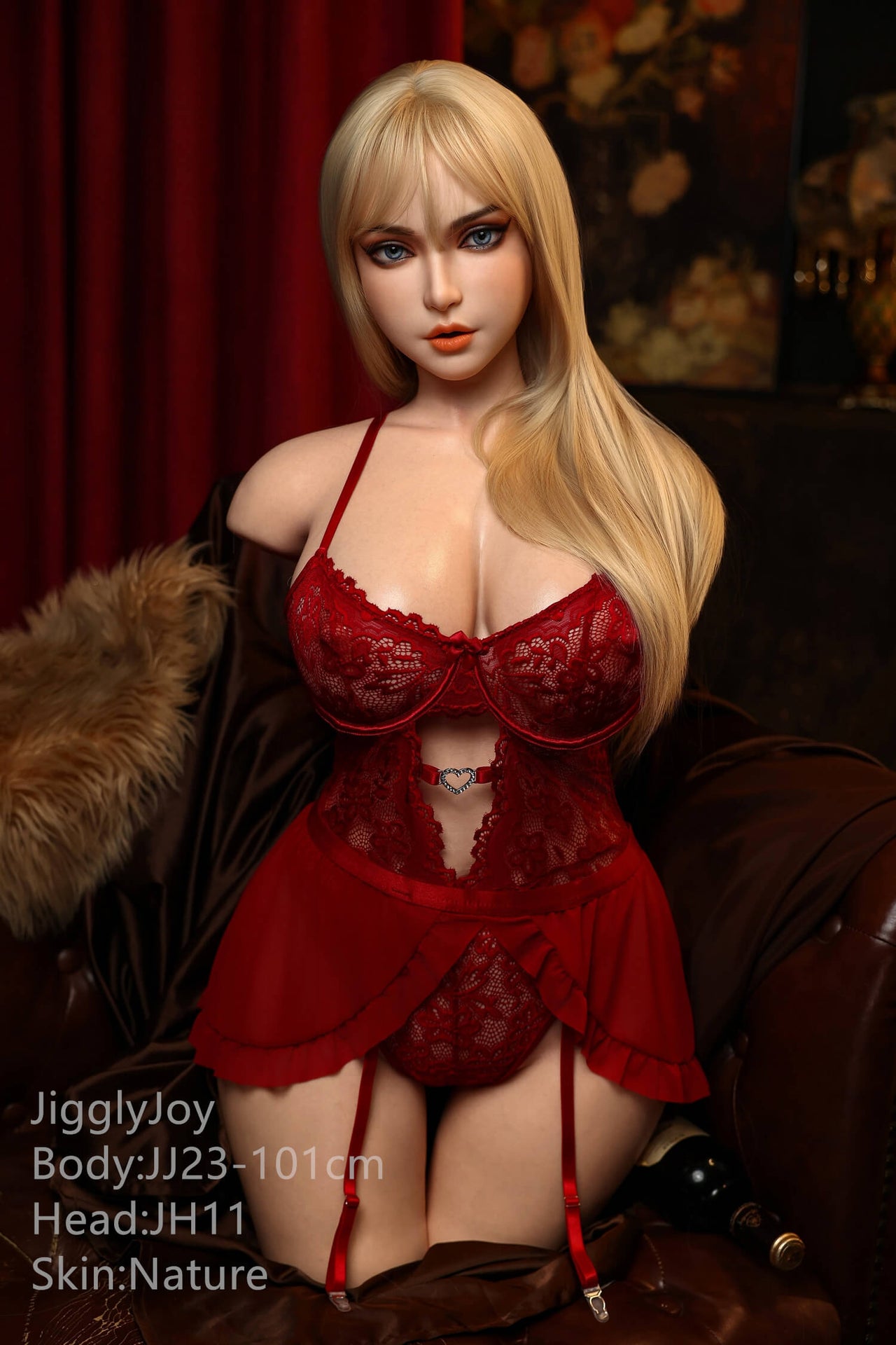 Jiggly Joy 101cm (39.7") Blonde Silicone Torso Sex Love Doll - F-Cup - Flora