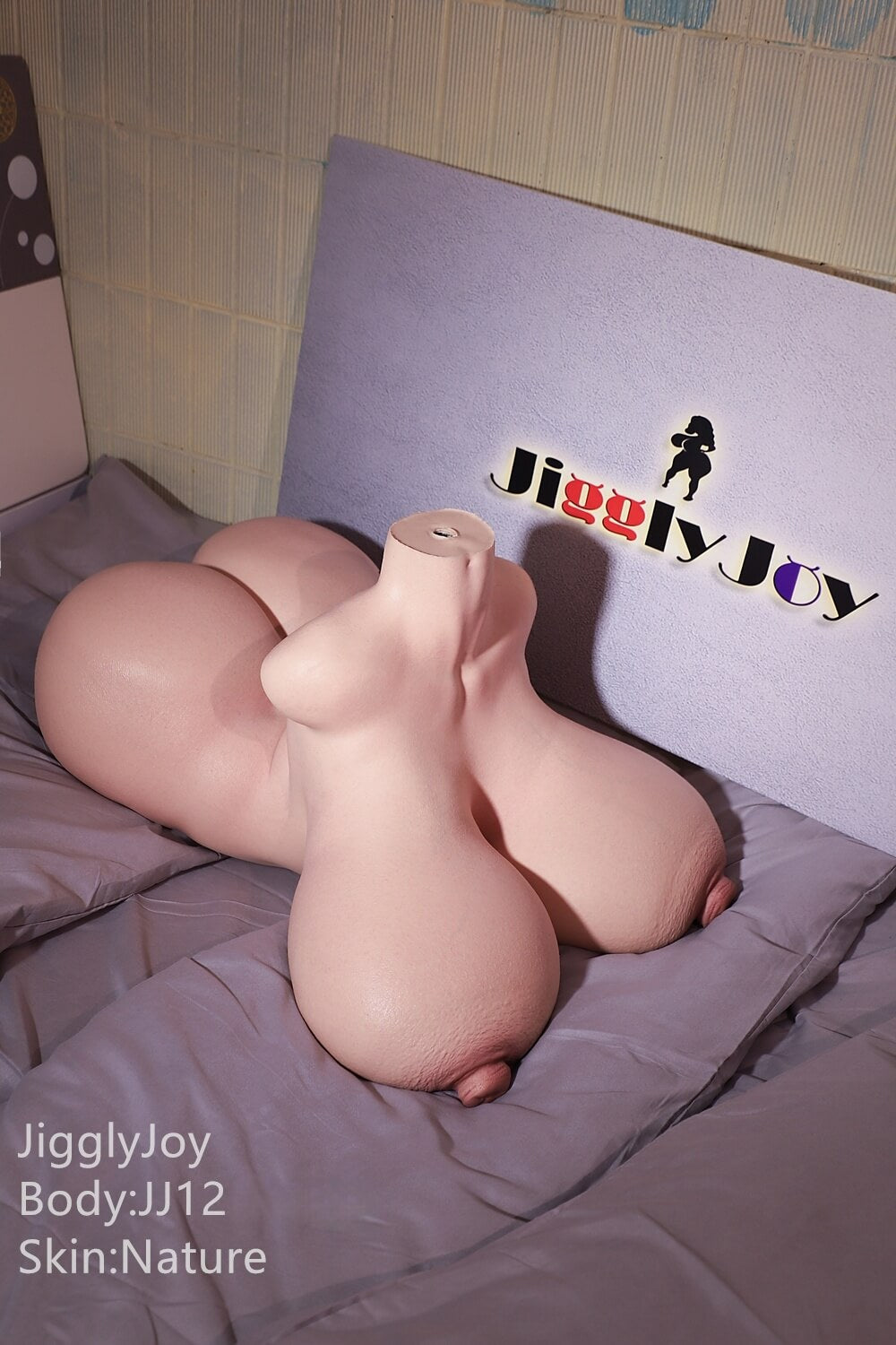 Jiggly Joy 55cm (21.6")  Fucking Nipple Huge Breast Silicone Sex Doll Torso - R-Cup - Joann