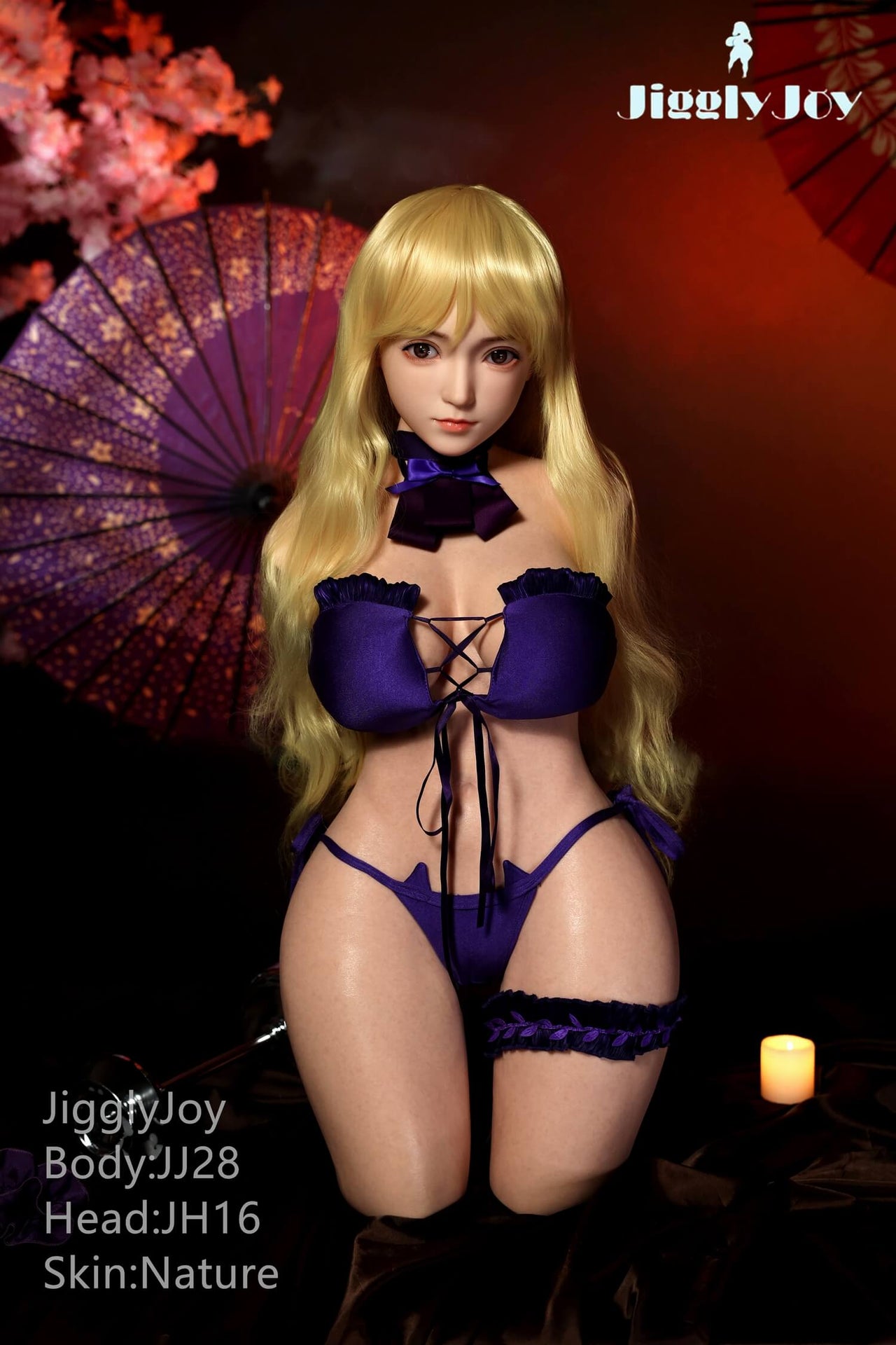 Jiggly Joy 96cm (37.7") Blonde Ultra Soft Silicone Torso Sex Doll - Doris