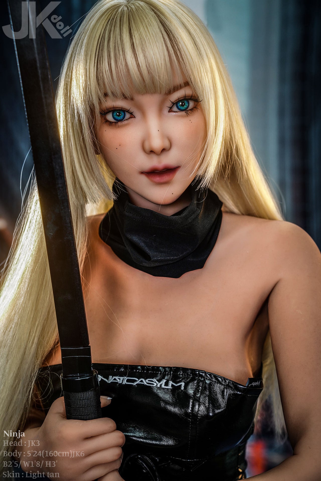 JK Doll 160cm (5ft3") Slim TPE Sex Doll – Ninja JK#3
