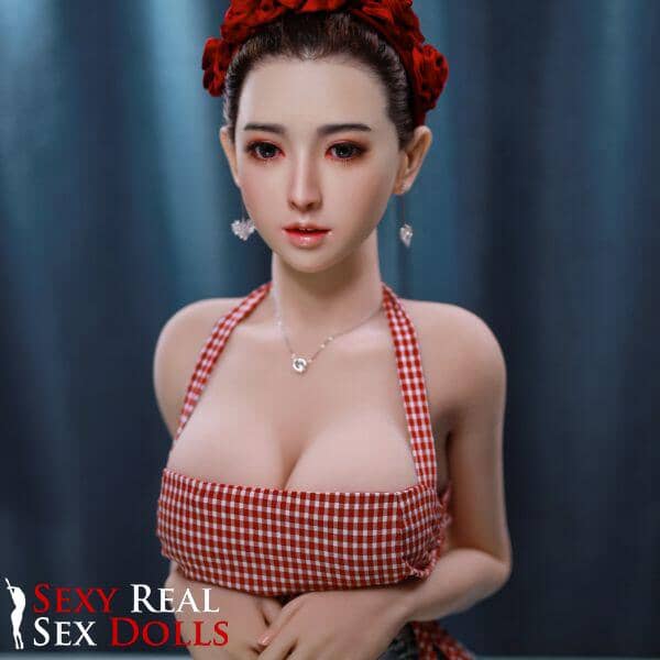 JY 157cm (5ft2') Silicone Head with Sexy Body and Ample Breast Sex Doll - Bree