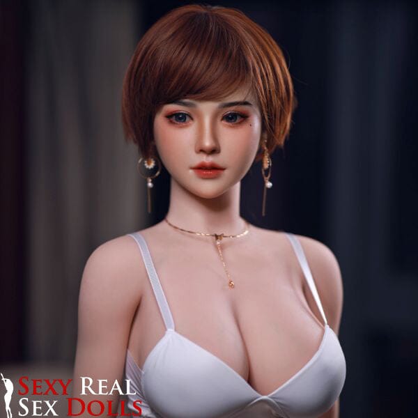 JY 163cm (5ft4') Busty Asian Sensation Sex Doll with Silicone Head - Clarisse