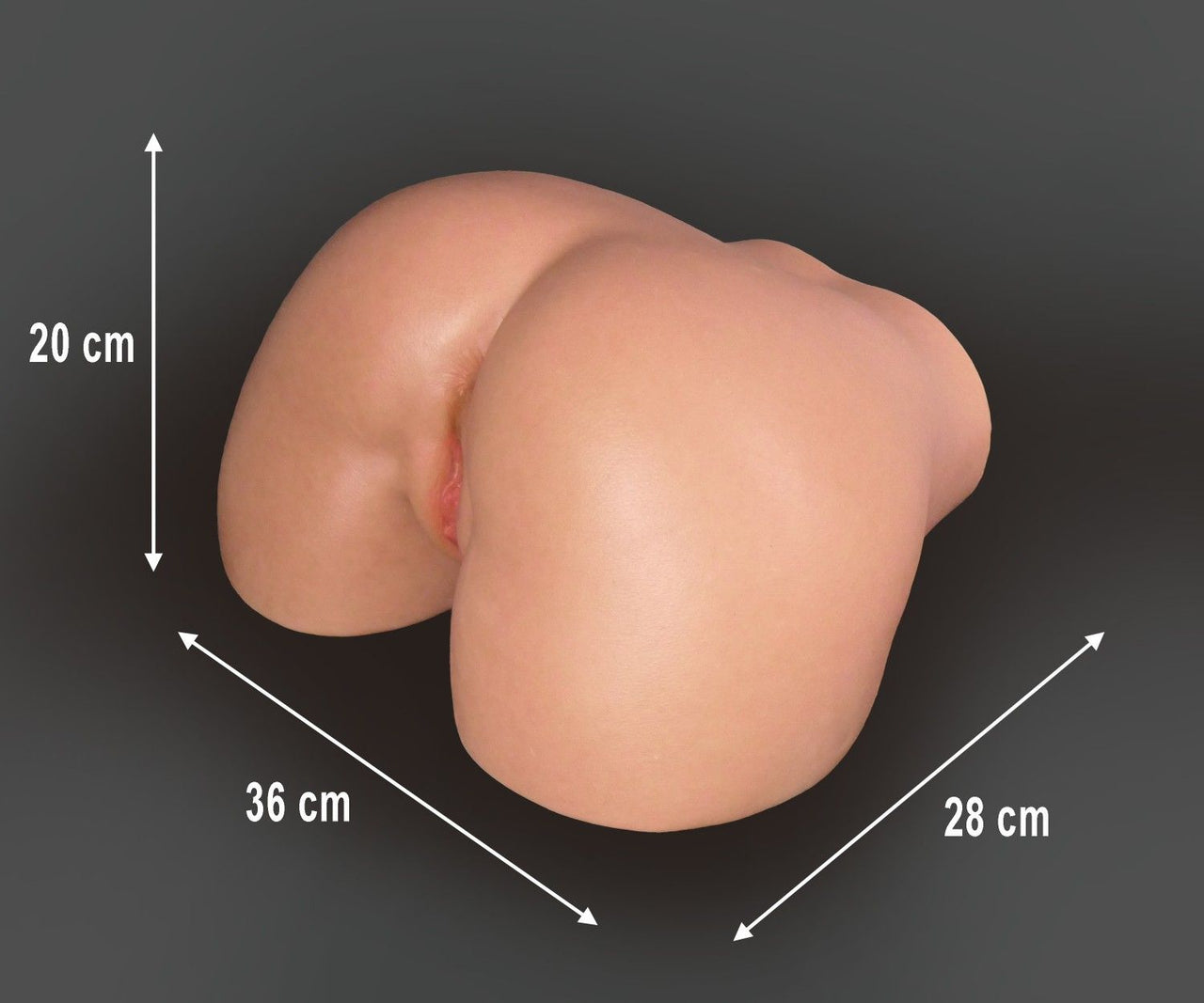 Lusandy Dolls 23cm (9.5") Realistic Silicone Sex Doll Butt Torso – Pleasure Hip LSD-T01