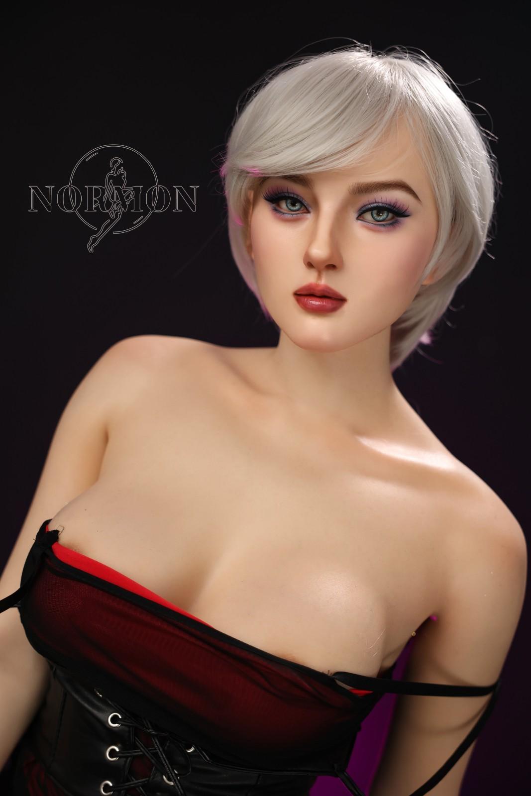 Normon Doll 165cm (5ft5") Milf Platinum Hair Sex Doll - C-Cup - Victoria