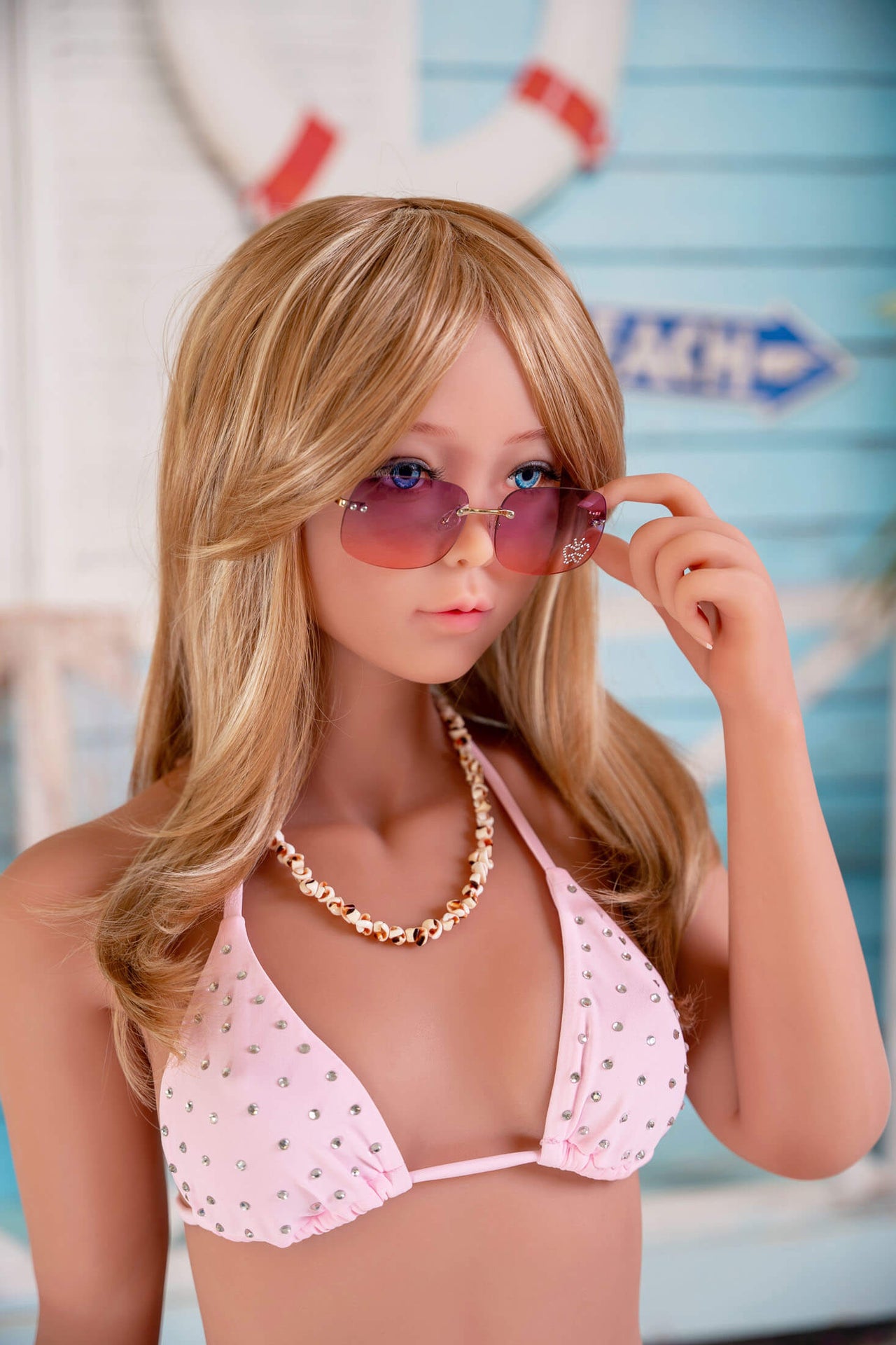Piper Doll 150cm (4ft9") Skinny Blonde Summer Girl S-TPE Sex Doll - C-Cup - Akira