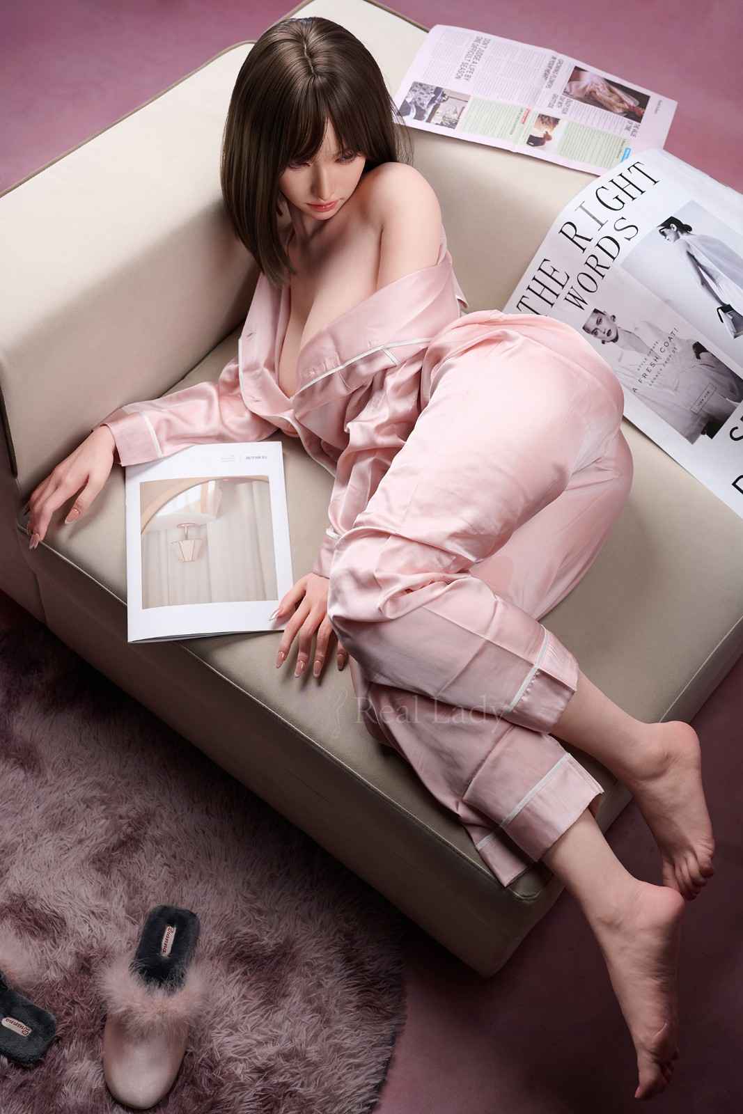 Real Lady Doll 150cm (4ft11") Silicone Sex Doll – Pink Lover ROS MAX - Viki