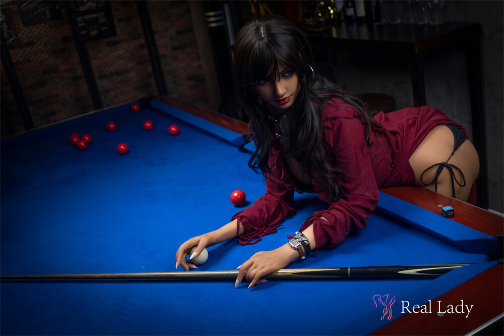 Real Lady Doll 170cm (5ft7") Dark Tanned S30 Head Silicone Sex Doll - D-Cup - Rita