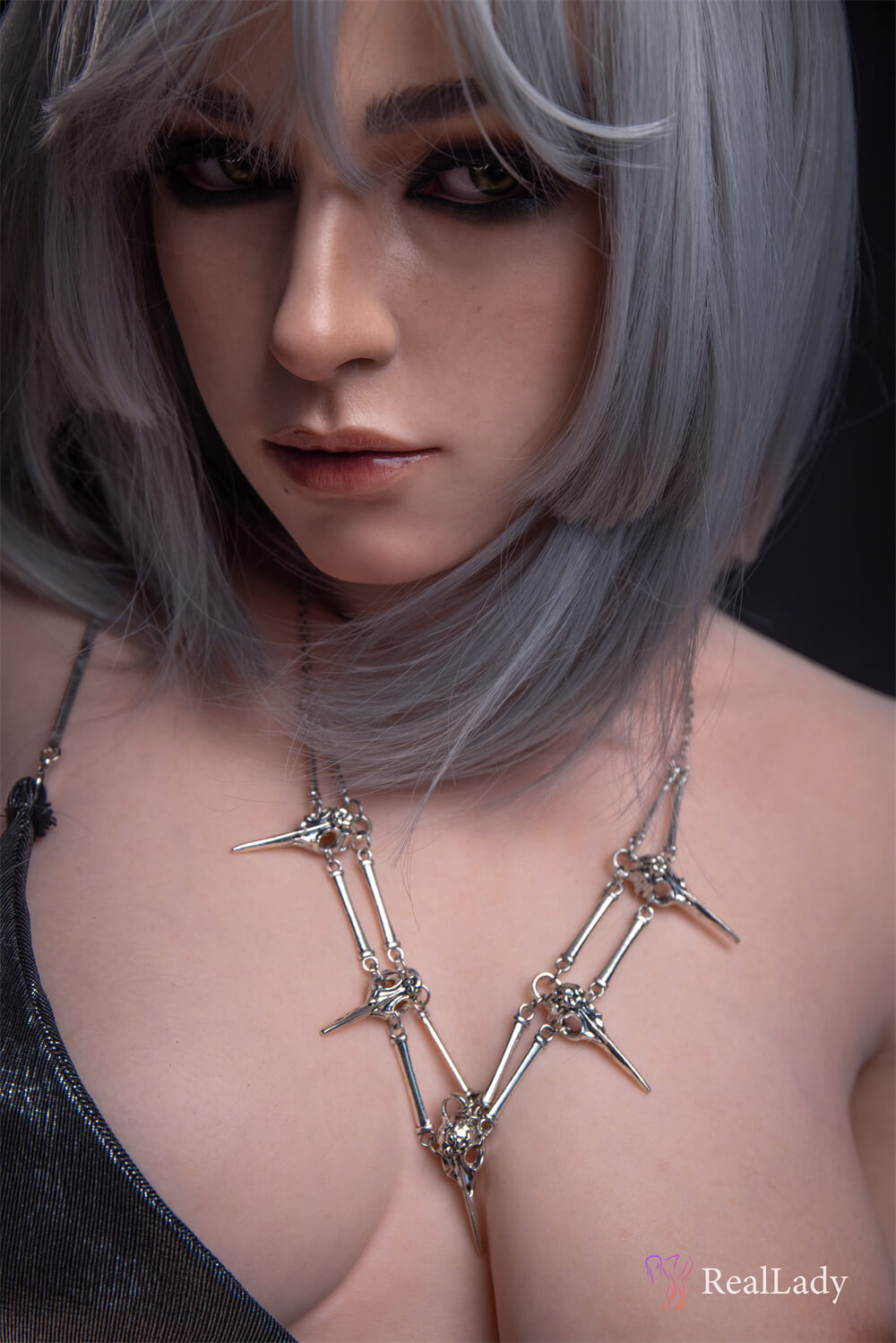 Real Lady Doll 170cm (5ft7") Exotic Silver Hair Silicone Sex Doll - D-Cup - Flora