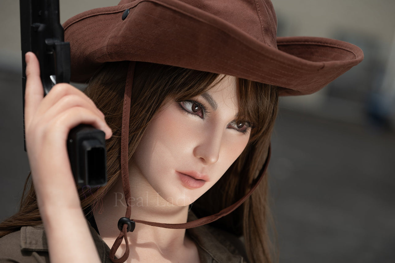 Real Lady Doll 170cm (5ft7") Sexy Girl Head S23 Silicone Sex Doll - D-Cup - Catlin