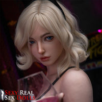Thumbnail for Real Lady Doll 170cm (5ft7') Short Blonde Hair Bar Girl Silicone Doll - Hershey