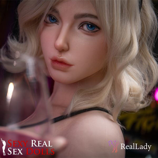 Real Lady Doll 170cm (5ft7') Short Blonde Hair Bar Girl Silicone Doll - Hershey