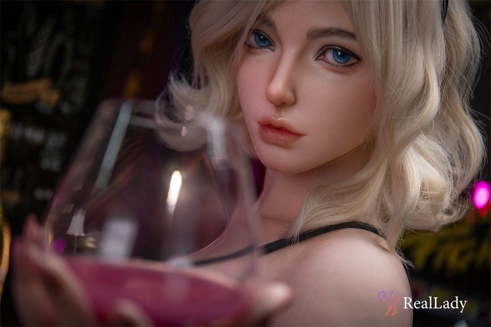 Real Lady Doll 170cm (5ft7") Short Blonde Hair Bar Girl Silicone Doll - Hershey Anime