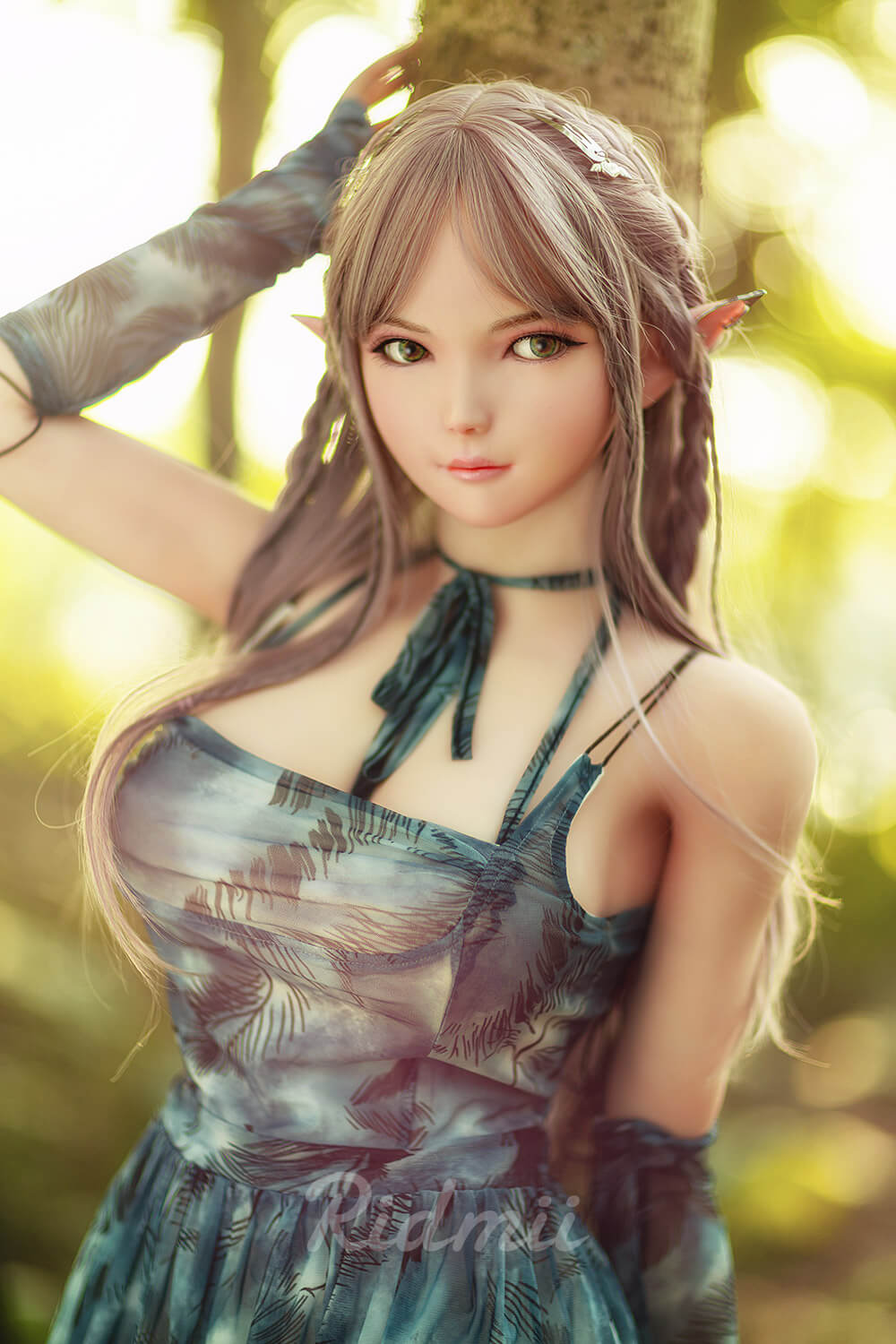 Ridmii 163cm (5ft3") Fantasy Elf Head Hybrid Sex Doll - Aggie