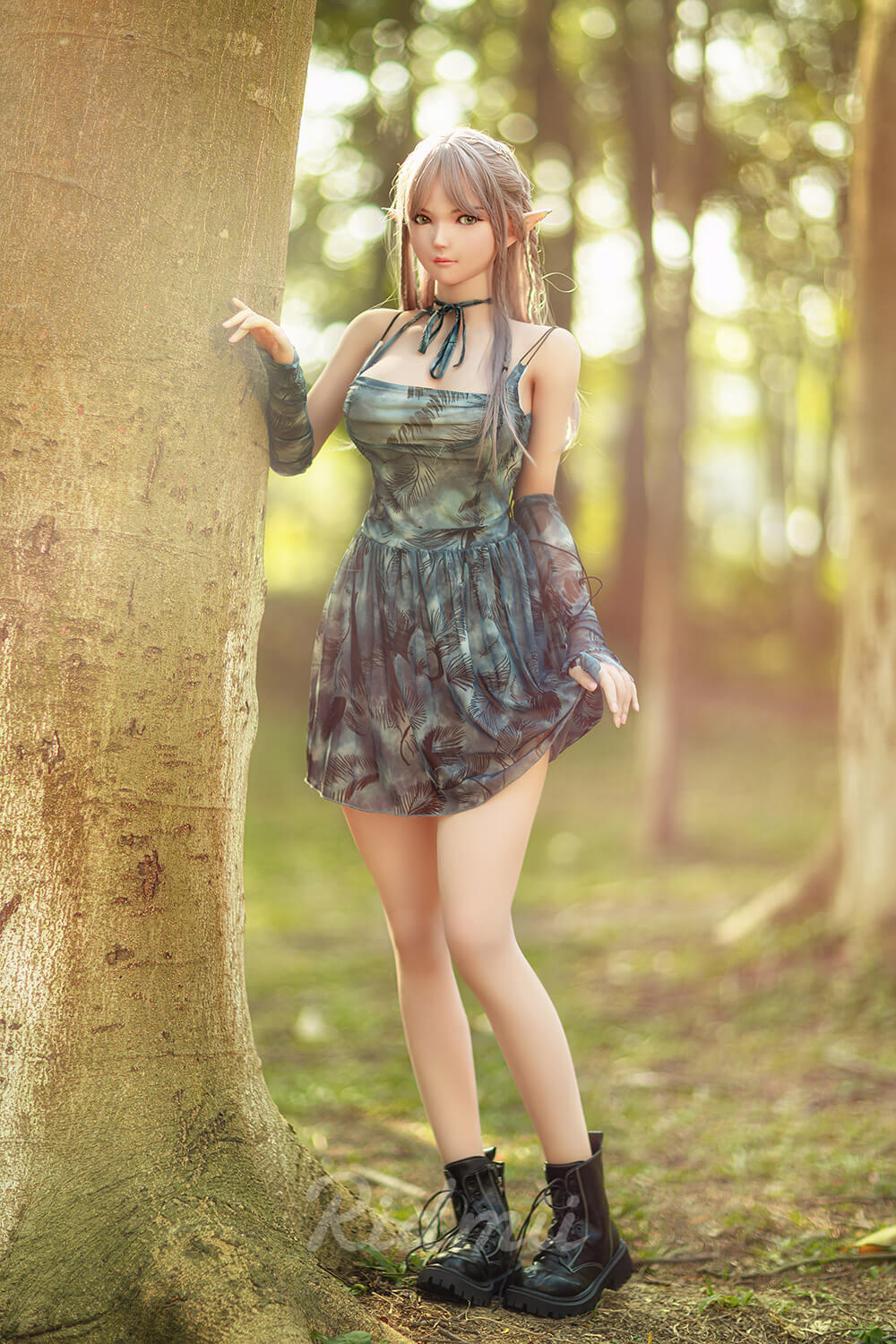 Ridmii 163cm (5ft3") Fantasy Elf Head Hybrid Sex Doll - Aggie