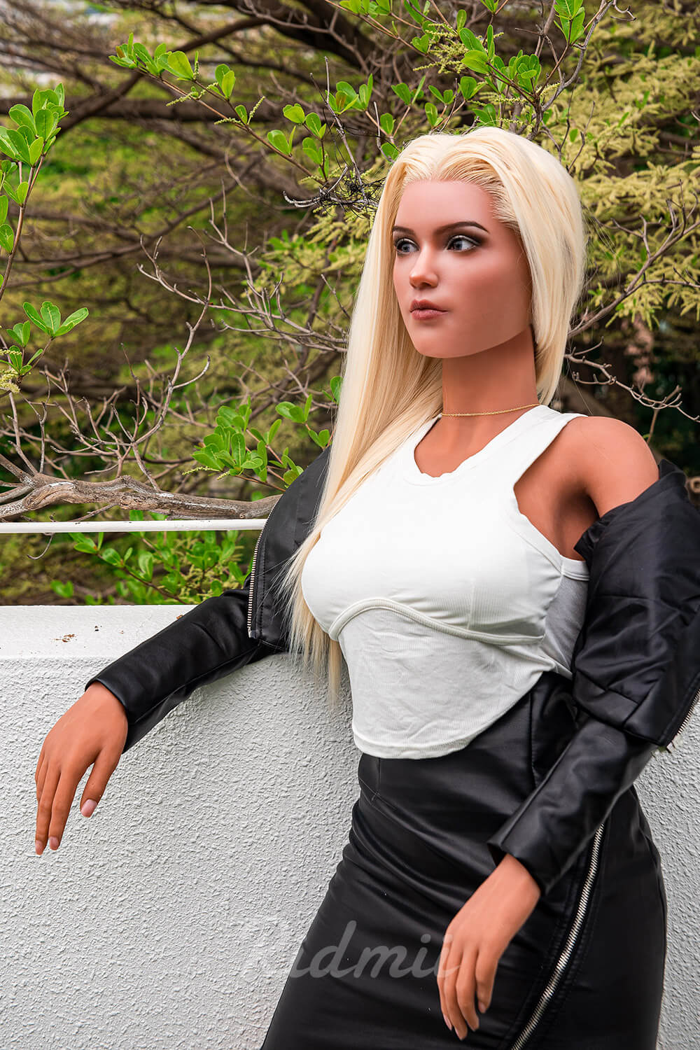 Ridmii 163cm (5ft3") Tan Skin Hybrid Sex Doll Silicone Head & TPE Body - Clio