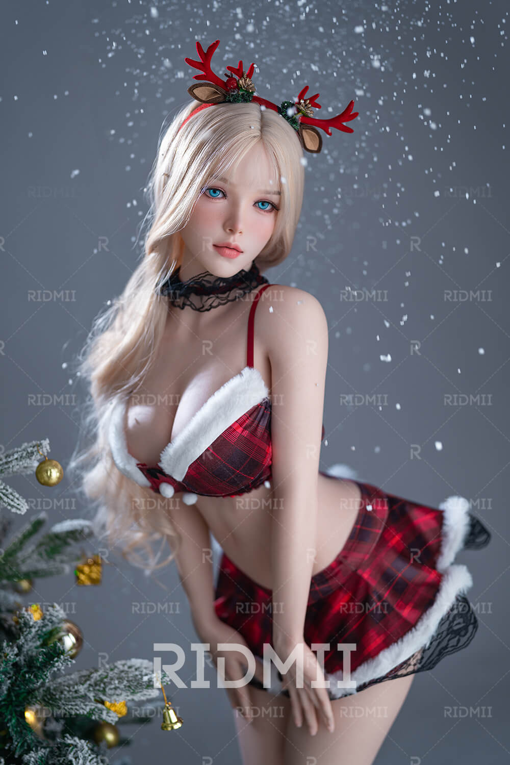 Ridmii 164cm (5ft4") Cute Blonde Full Silicone Sex Doll  – Kaya