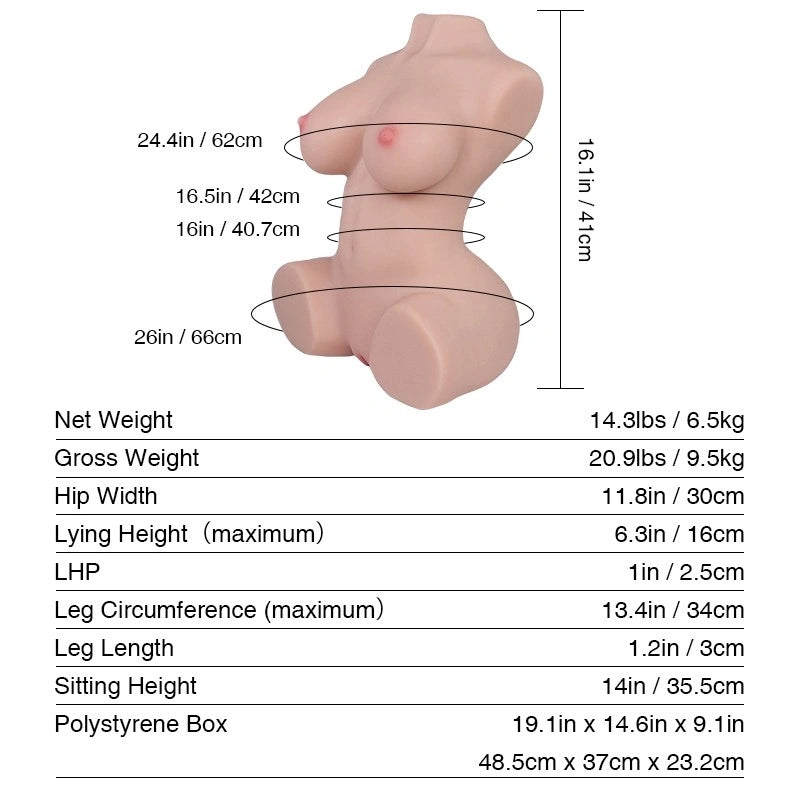 41cm (16.1") Superior Torso Doll for Novice – Scarlett Fair 2.0