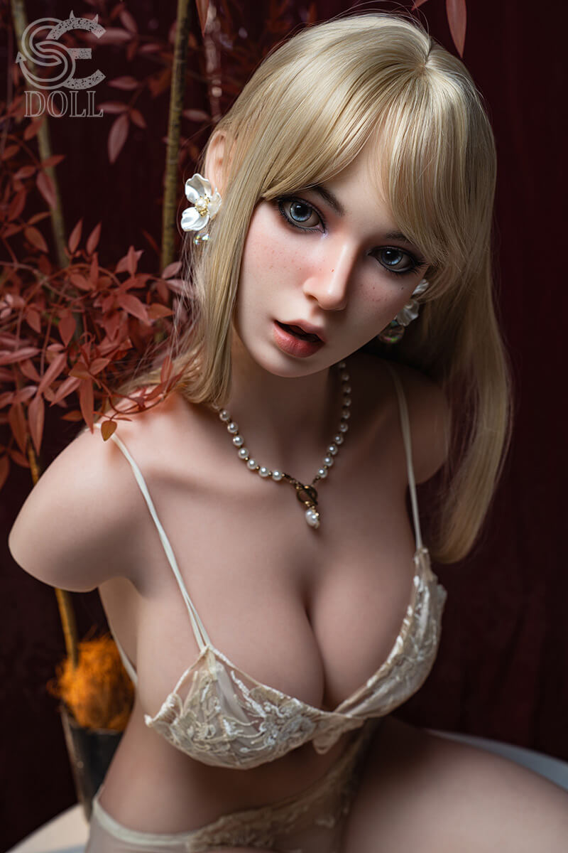 SE Dolls 107cm (3ft5”) Blonde Silicone Sex Torso- H-Cup - Olivia Grant.A - In Stock | US Only