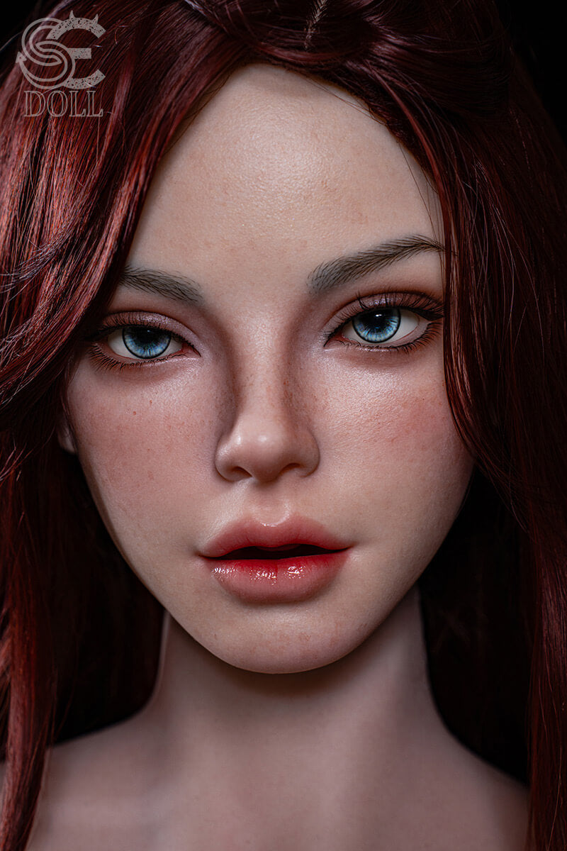 SE Dolls 107cm (3ft5”) Sexy Redhead Silicone Sex Torso- H-Cup - Scarlett Reed.A