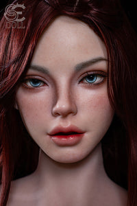 SE Dolls 107cm (3ft5”) Sexy Redhead Silicone Sex Torso- H-Cup - Scarlett Reed.A