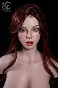 SE Dolls 107cm (3ft5”) Sexy Redhead Silicone Sex Torso- H-Cup - Scarlett Reed.A