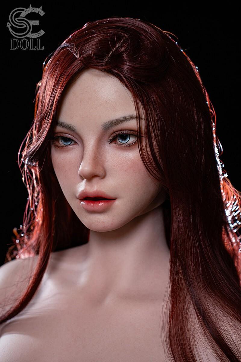 SE Dolls 107cm (3ft6") H-Cup Redhead Silicone Sex Doll Torso Scarlett Reed.A - In Stock | US Only