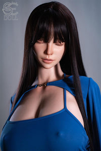 SE Dolls 111cm (3ft6”) Closed Eyes Version Silicone Sex Torso- G-Cup - Jenny.O