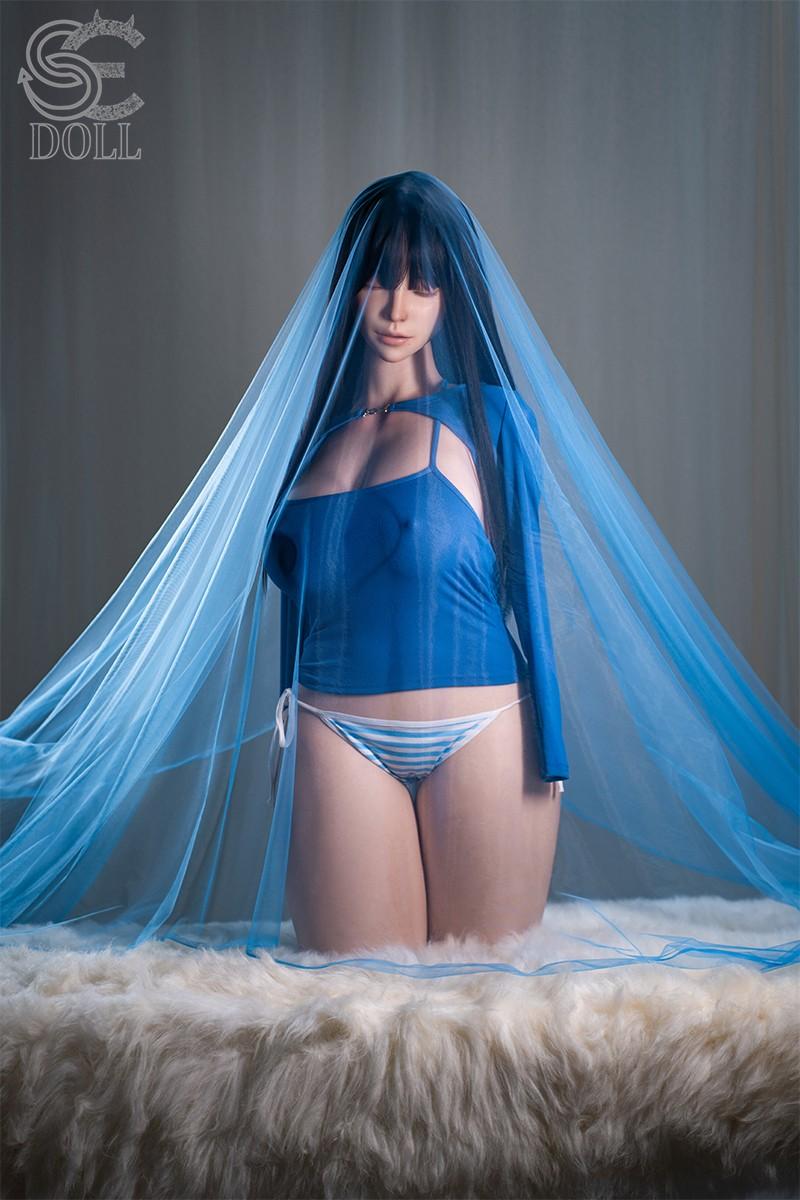 SE Dolls 111cm (3ft6”) Closed Eyes Version Silicone Sex Torso- G-Cup - Jenny.O