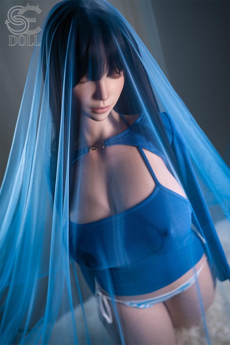 SE Dolls 111cm (3ft6”) Closed Eyes Version Silicone Sex Torso- G-Cup - Jenny.O