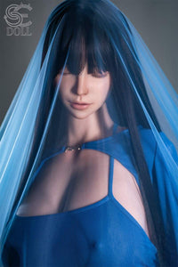 SE Dolls 111cm (3ft6”) Closed Eyes Version Silicone Sex Torso- G-Cup - Jenny.O