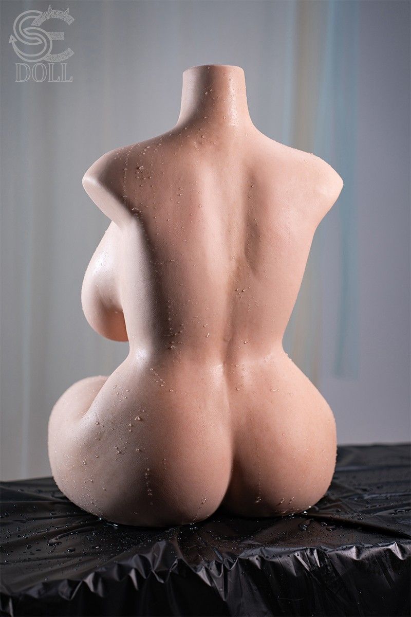 SE Dolls 111cm (3ft6”) Closed Eyes Version Silicone Sex Torso- G-Cup - Jenny.O