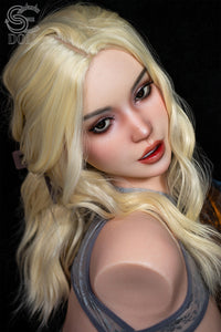 SE Dolls 114cm (3ft7”) Sexy Blonde Silicone Sex Torso- F-Cup - Isla Kane.A
