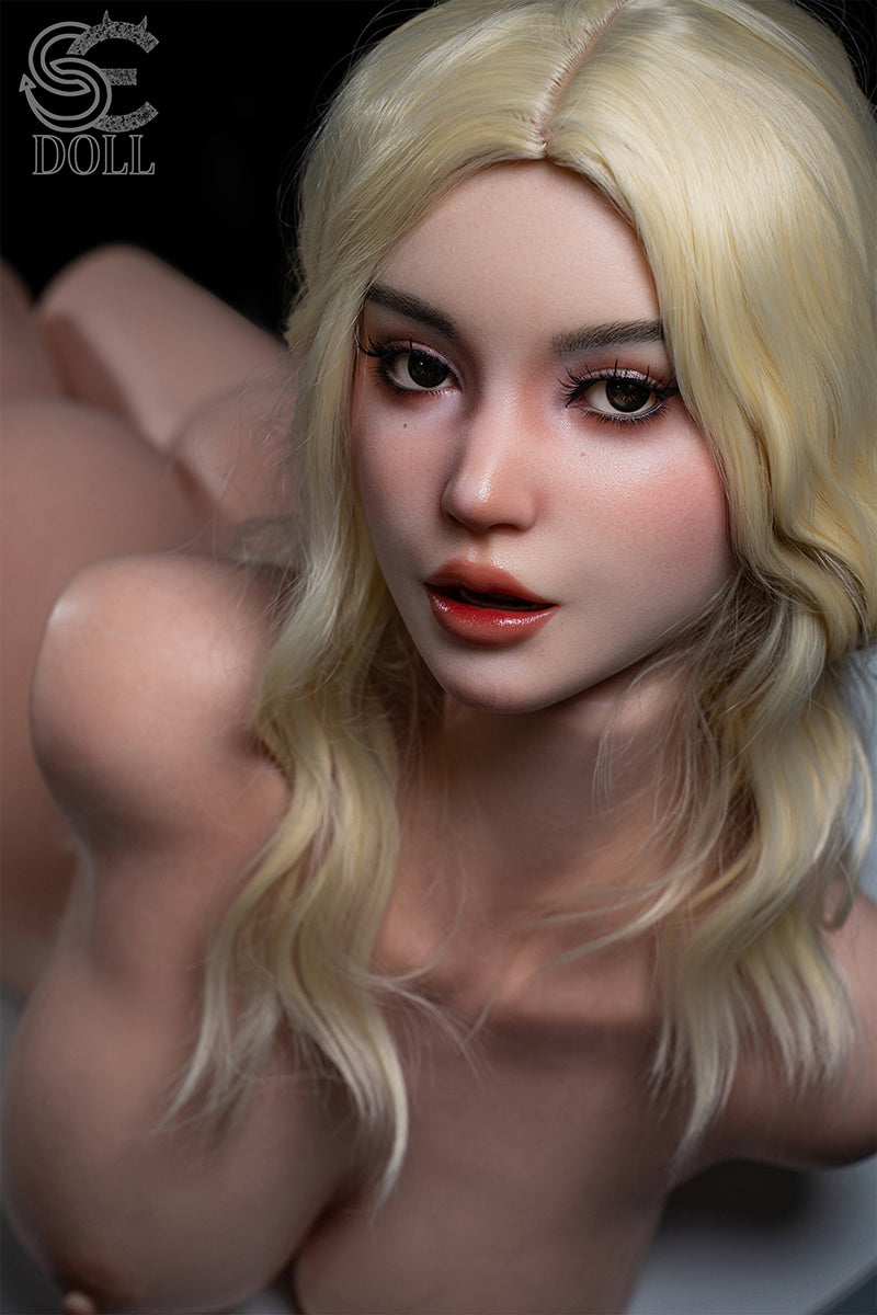 SE Dolls 114cm (3ft7”) Sexy Blonde Silicone Sex Torso- F-Cup - Isla Kane.A