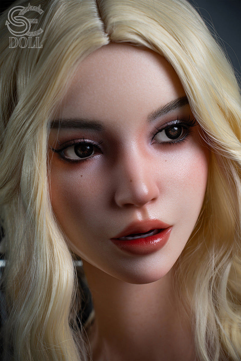 SE Dolls 114cm (3ft7”) Sexy Blonde Silicone Sex Torso- F-Cup - Isla Kane.A