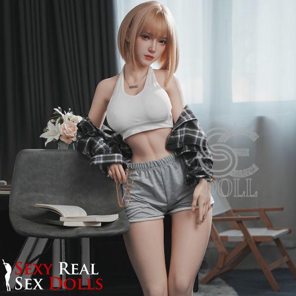 SE Dolls 161cm (5ft3') E-Cup Asian Blonde 2B Silicone Sex Doll - Golden