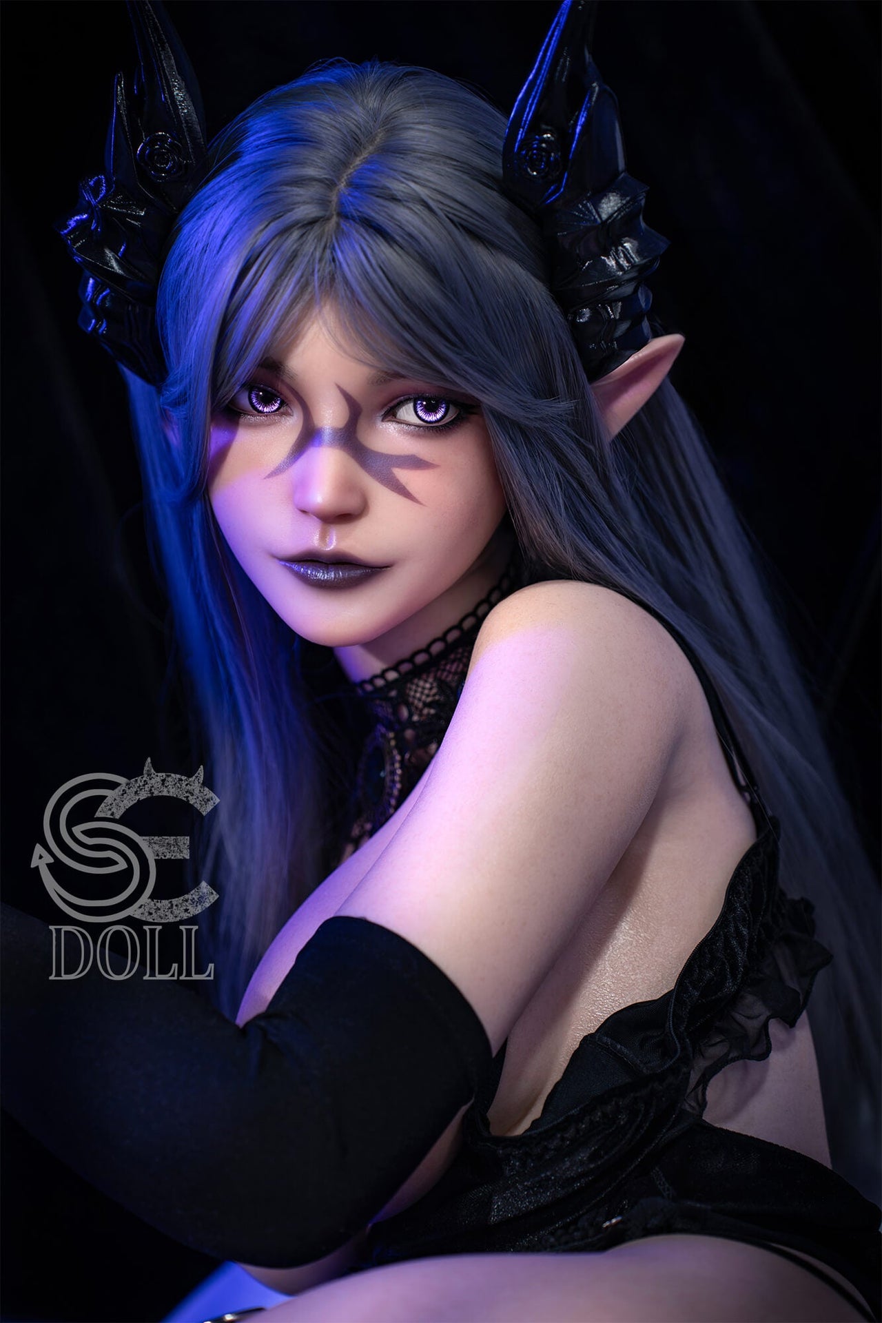 SE Dolls 161cm (5ft3') E-Cup  Dark Elf Fantasy Silicone Pro Sex Doll  Aryana.C [In Stock USA]