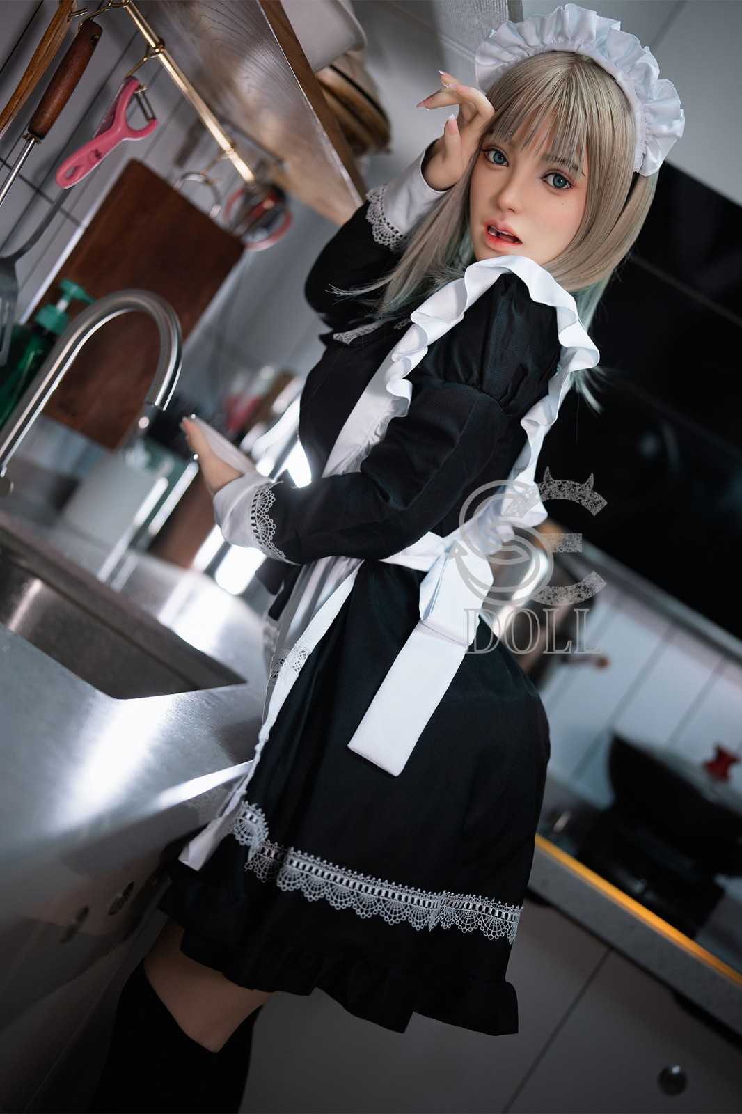 SE Dolls 161cm (5ft3') E-Cup Sexy Maid Silicone Sex Doll - SE#020SO - Vicky.H