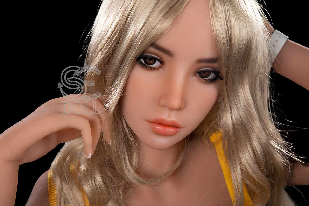 SE Dolls 161cm (5ft3') F-Cup Ready to ship Blonde Hair with Fixed Tongue (SED119) – In Stock | US Only