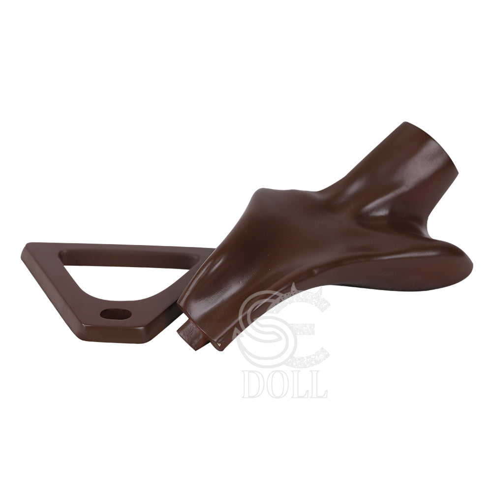 SE Dolls Resin Doll Head Stand - Cocoa - SE Doll