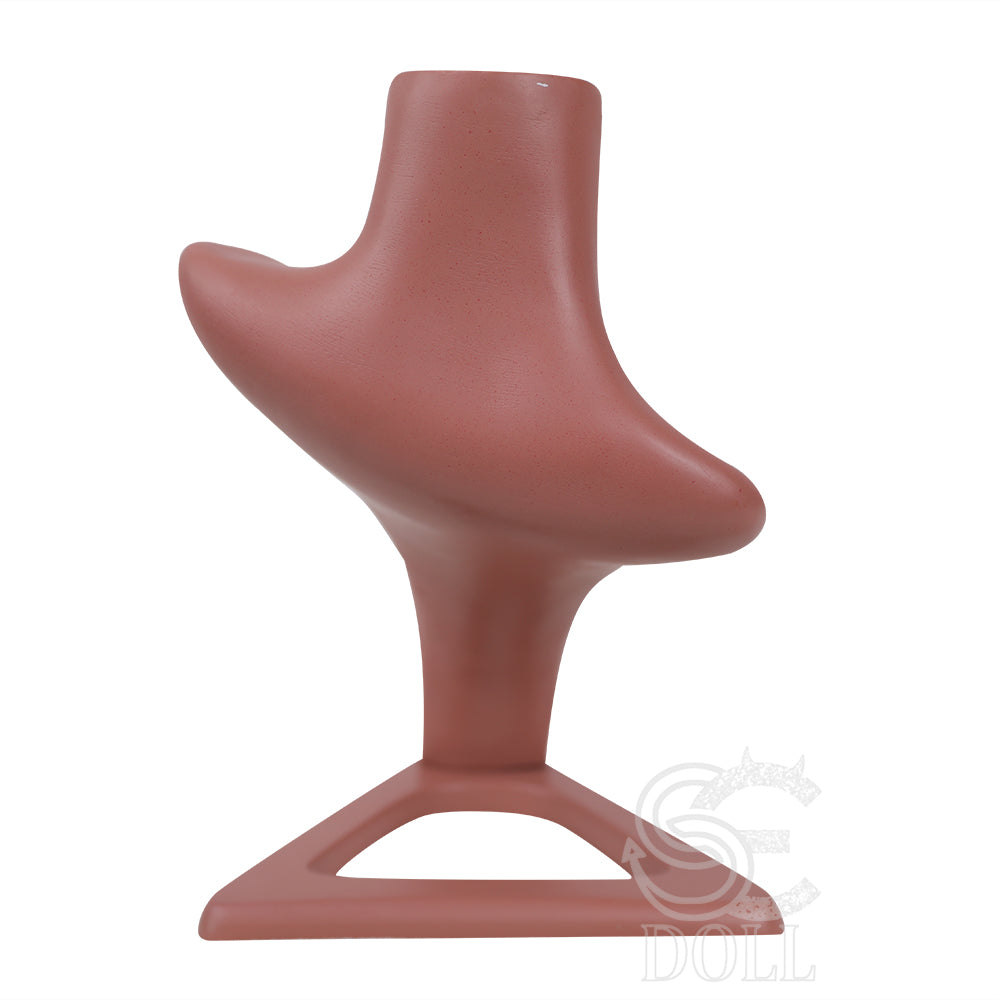 SE Dolls Resin Doll Head Stand - Dark Tan - SE Doll