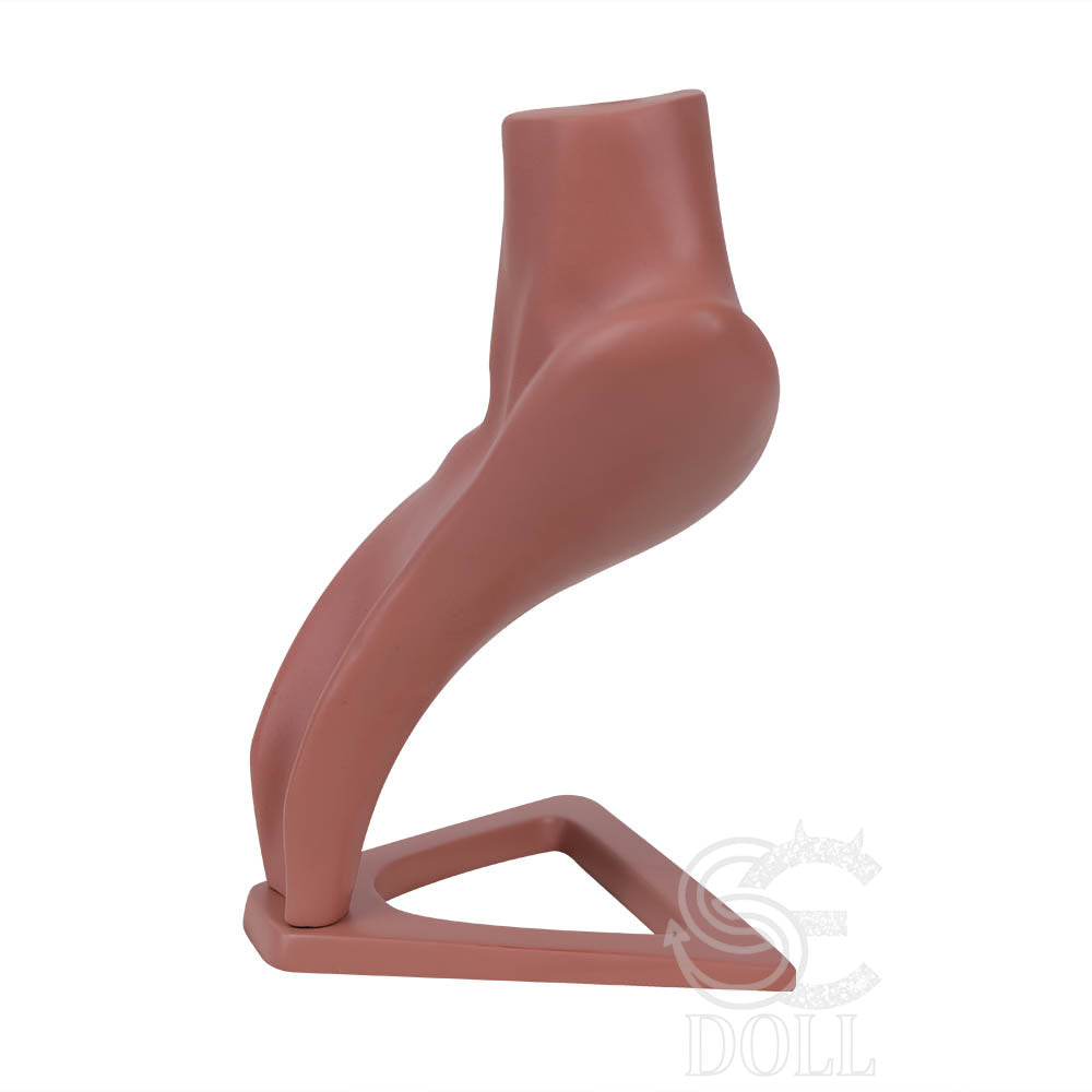 SE Dolls Resin Doll Head Stand - Dark Tan - SE Doll