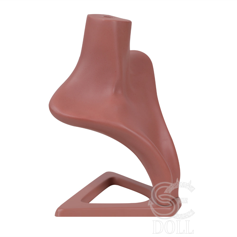 SE Dolls Resin Doll Head Stand - Dark Tan - SE Doll