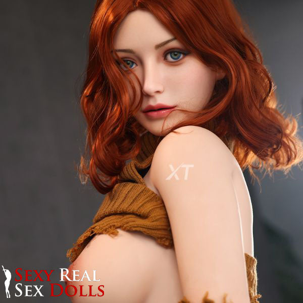 Sexy Real Sex Dolls 163cm (5ft 3') F-Cup Busty Ginger Haired Sexy Doll - Yamileth