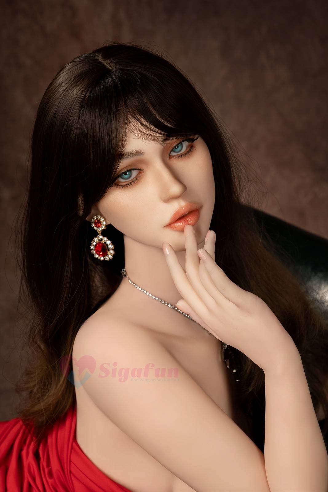 Sigafun 159cm (5ft2") Seductive Blue Eyes Hybrid Sex Doll - Ada