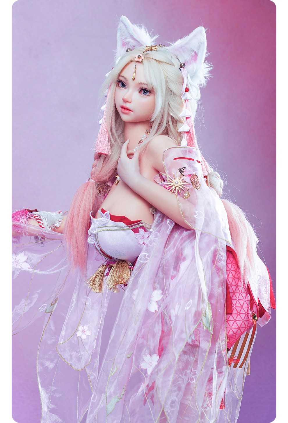 Sino Doll 143cm (4ft8") Huge Breasts Full Platinum Silicone - Soft-Max – Linmo