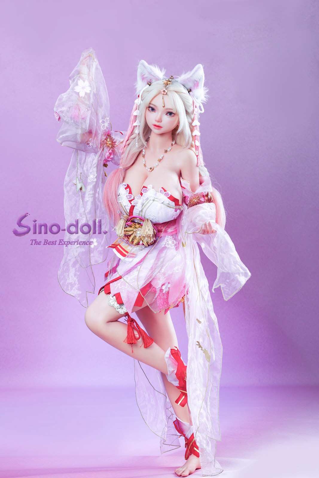 Sino Doll 143cm (4ft8") Huge Breasts Full Platinum Silicone - Soft-Max – Linmo